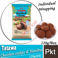 Biscuits, TTW  TATAWA Chocolate cookies & hazel 120g (w)